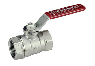 Chrómovaný guľový kohút Giacomini R250D DN 32 (R250X006)