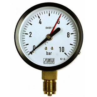 Manometer SUKU 4451-100R, 0-2,5 Bar, G1/2 (C21.000107)