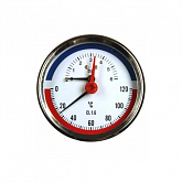 Termomanometer SUKU NG80,  0-120°C, 0-4 BAR, 1/2