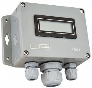 Detektor plynu pre oxid uhličitý s LCD displejom EVIKON E2638-R-CO2-LCD