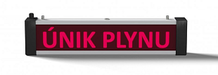Obojstranný nápis SVN 500/2 Led Únik plynu