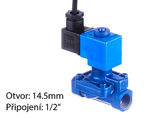 Elektromagnetický ventil pre podvodné aplikácie TORK T-SW 103 DN 15, 24 VAC