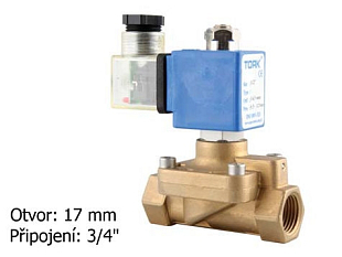 Elektromagnetický ventil na vykurovací olej TORK T-YN 404 DN 20, 24 VDC