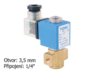 Elektromagnetický ventil na vykurovací olej TORK T-YN 401.3,2 DN 8, 24 VDC