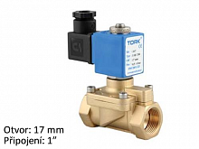 Elektromagnetický ventil na vykurovací olej TORK T-Y 405 DN 25, 24 VAC