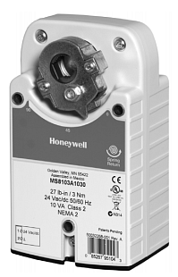 Klapkový pohon Honeywell Smart s vratnou pružinou S05230-2POS, 5Nm, 230 VAC