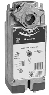 Klapkový pohon Honeywell SmartAct s vratnou pružinou S20010-SW2, 20Nm, 24 VAC, 0...10V, 2 koncové spínače