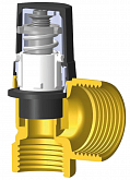 Kurenársky poistný ventil DUCO 1/2"x3/4" 4,5 bar (691520.45)