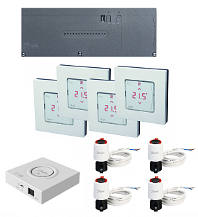 Sada Danfoss Icon2 S-4 (do podomietkovej krabice)