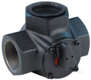 Trojcestný rotačný ventil Honeywell V5433A DN 32 (V5433A1056)
