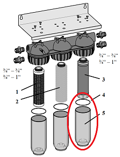 Náhradné puzdro Honeywell KF60 pre filtre FF60