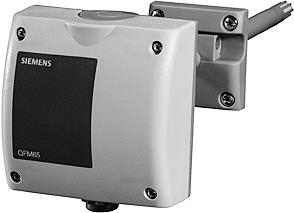 Kanálové čidlo rel. vlhkosti Siemens QFM66 – 2 × 0 - 10V, vysoká presnosť (QFM66)