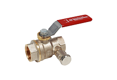 Guľový kohút s pákovou rukoväťou GIACOMINI R910S, vnútorný/vnútorný závit, 2" – 3/8" (R910SX008)