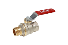 Guľový kohút s pákovou rukoväťou GIACOMINI R914L, vnútorný/vonkajší závit, 3/8" (R914LX022)