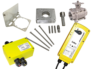 Súprava Schischek EXMAX-15.30-Y a dvojcestného guľového ventilu T-KV903.25 (SCH25.202)