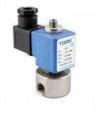 Elektromagnetický ventil na vodu TORK S6075 trojcestný, DN 8, 230 VAC