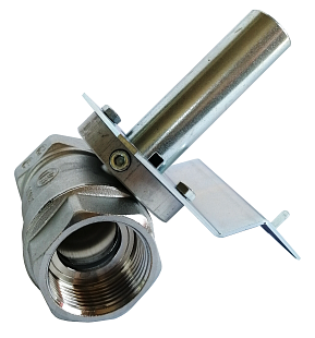 Guľový kohút Giacomini R250 DN 50 s adaptérom pre Belimo GM (R250DN50-GM)