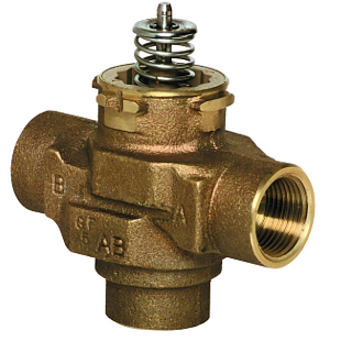 Samostatné telo VC ventilu Honeywell VCZMP6000/U, trojcestný, vnútorný závit 1"