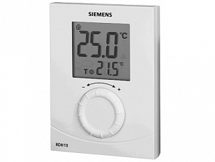 Digitálny izbový termostat s ovládacím kolieskom Siemens RDH 10