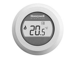 Drôtový jednozónový priestorový termostat Honeywell Round T87M2036 s komunikáciou OpenTherm