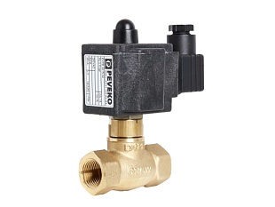 Dvojcestný elektromagnetický ventil, PEVEKO EVPE 2015.21 DN15, 24 VDC