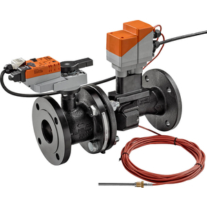 Prírubový inteligentný vyvažovací ventil s havarijnou funkciou Belimo Energy Valve EV150F+KBAC DN150